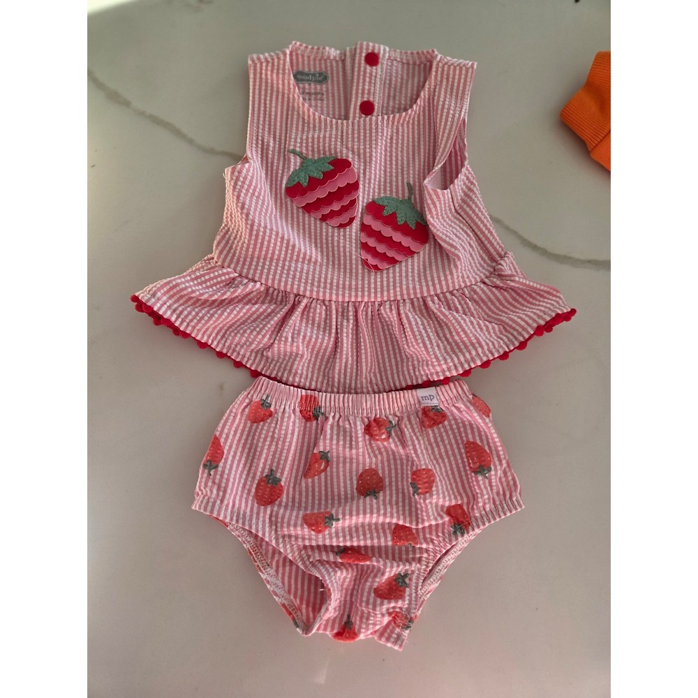 Mud pie baby girl swimsuit 6-9 mos